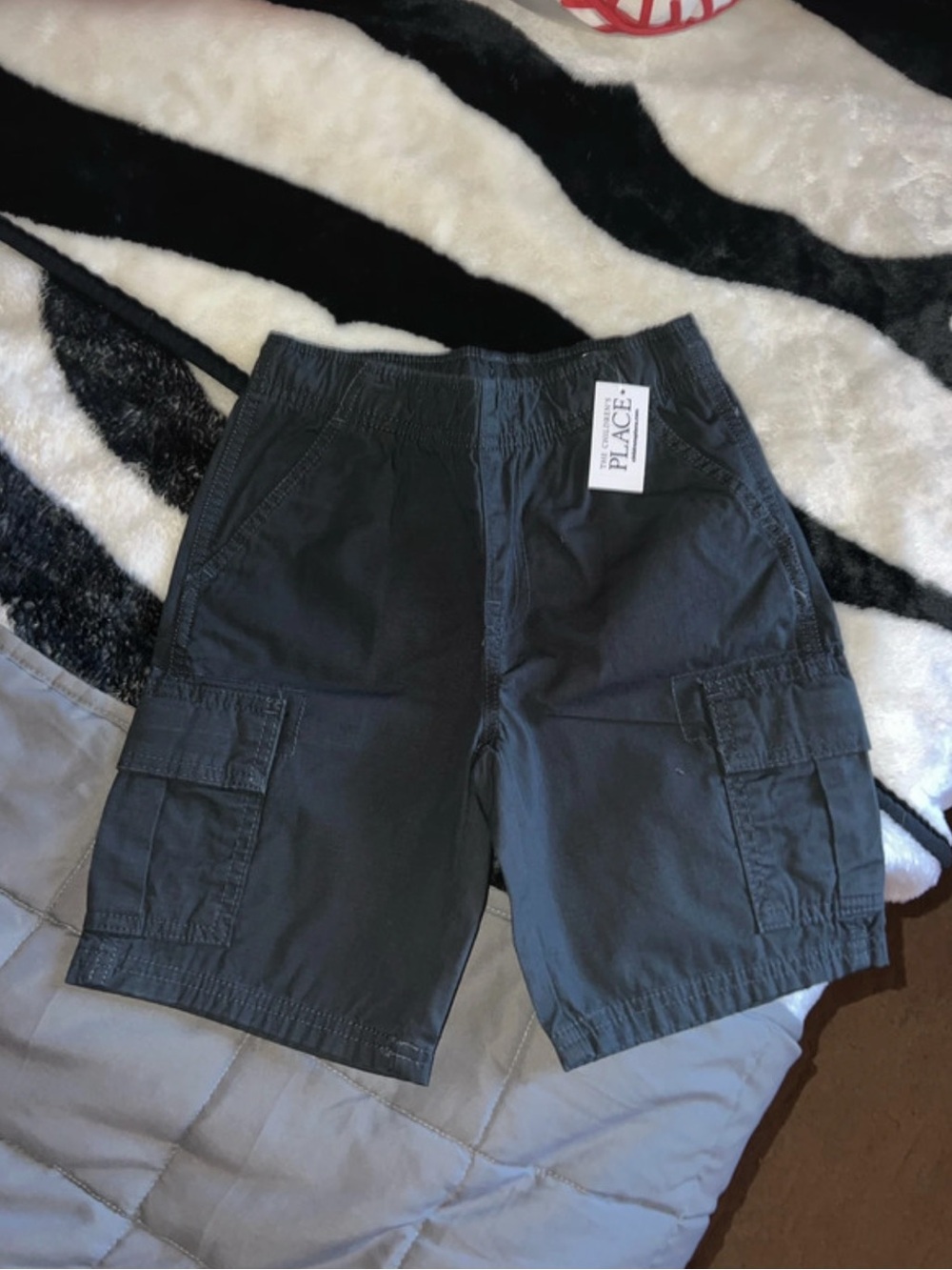 The Children's Place Black Cargo Shorts New
